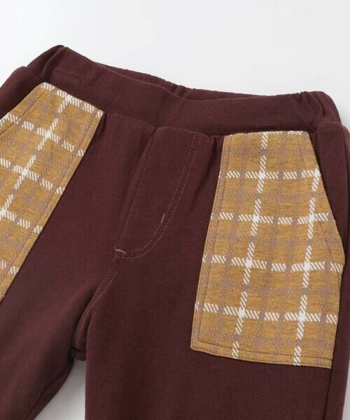 SLAP SLIP / スラップ スリップ チノ・ワークパンツ | 【リバーシブル】無地チェックロングパンツ(80~130cm) | 詳細17