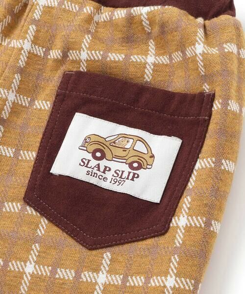 SLAP SLIP / スラップ スリップ チノ・ワークパンツ | 【リバーシブル】無地チェックロングパンツ(80~130cm) | 詳細24