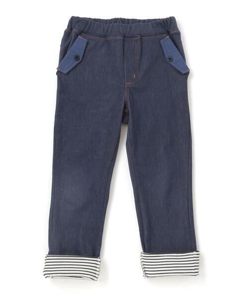 SLAP SLIP / スラップ スリップ チノ・ワークパンツ | 裏微起毛フラップポケットロングパンツ(80~130cm) | 詳細3