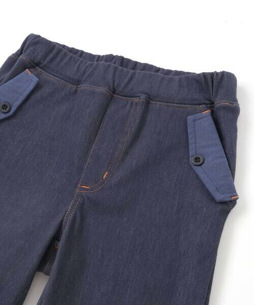 SLAP SLIP / スラップ スリップ チノ・ワークパンツ | 裏微起毛フラップポケットロングパンツ(80~130cm) | 詳細5