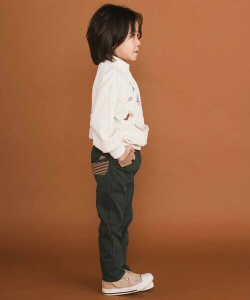 SLAP SLIP / スラップ スリップ チノ・ワークパンツ | 裏微起毛フラップポケットロングパンツ(80~130cm) | 詳細14