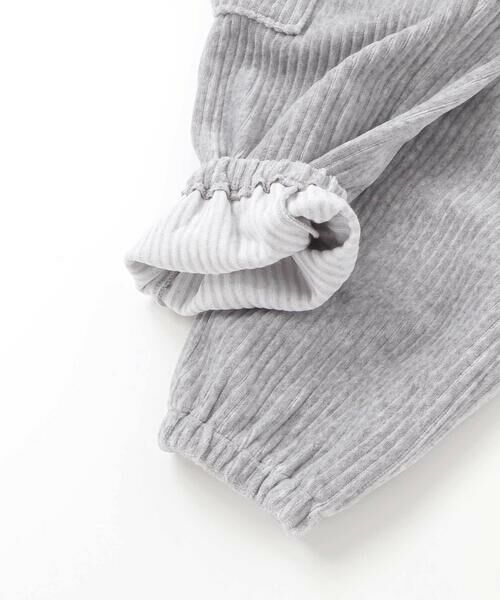 SLAP SLIP / スラップ スリップ チノ・ワークパンツ | ロケット＆ロボットポケット刺しゅうニットコールカーゴパンツ(80~130cm) | 詳細11