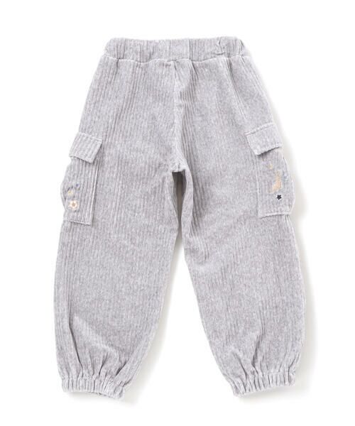 SLAP SLIP / スラップ スリップ チノ・ワークパンツ | ロケット＆ロボットポケット刺しゅうニットコールカーゴパンツ(80~130cm) | 詳細6