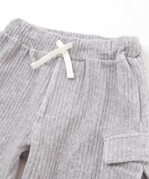 SLAP SLIP / スラップ スリップ チノ・ワークパンツ | ロケット＆ロボットポケット刺しゅうニットコールカーゴパンツ(80~130cm) | 詳細7