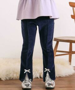 SLAP SLIP / スラップ スリップ チノ・ワークパンツ | スカラップポケットフロントタック裾スリットロングパンツ(80~130cm)