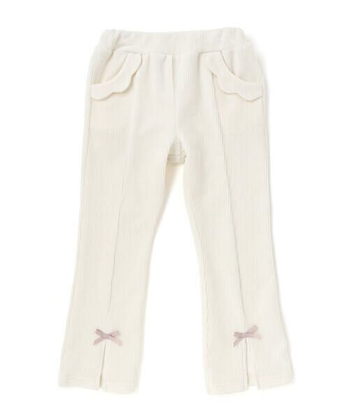 SLAP SLIP / スラップ スリップ チノ・ワークパンツ | スカラップポケットフロントタック裾スリットロングパンツ(80~130cm) | 詳細3