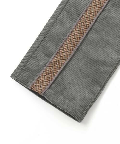 SLAP SLIP / スラップ スリップ チノ・ワークパンツ | パイピングチェックサイドラインロングパンツ(80~130cm) | 詳細6