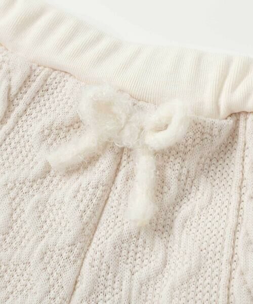 SLAP SLIP / スラップ スリップ ショート・ハーフ・半端丈パンツ | ウサギネコアニマルふわふわボアポケットケーブルニットショートパンツ(90~130cm) | 詳細8