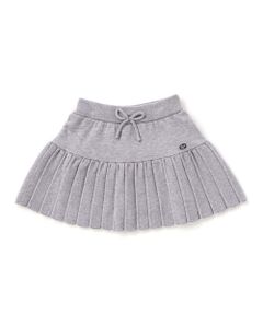 SLAP SLIP / スラップ スリップ ミニ・ひざ丈スカート | 【ウォッシャブル加工】リボンチャーム付きニットプリーツスカパン(90~130cm)