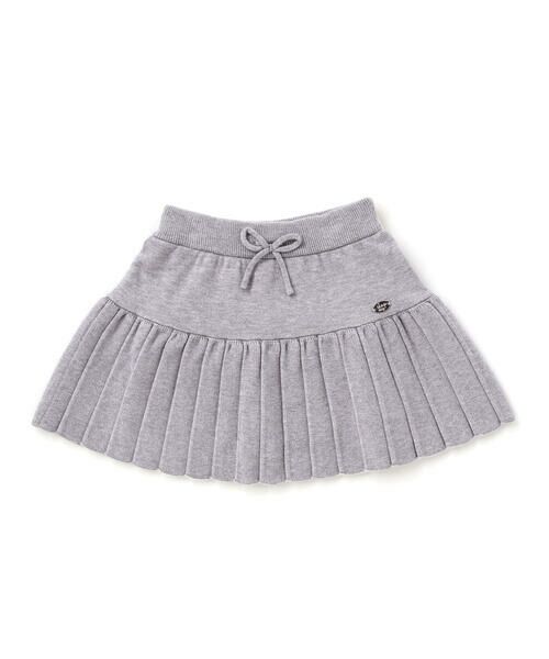 SLAP SLIP / スラップ スリップ ミニ・ひざ丈スカート | 【ウォッシャブル加工】リボンチャーム付きニットプリーツスカパン(90~130cm) | 詳細8