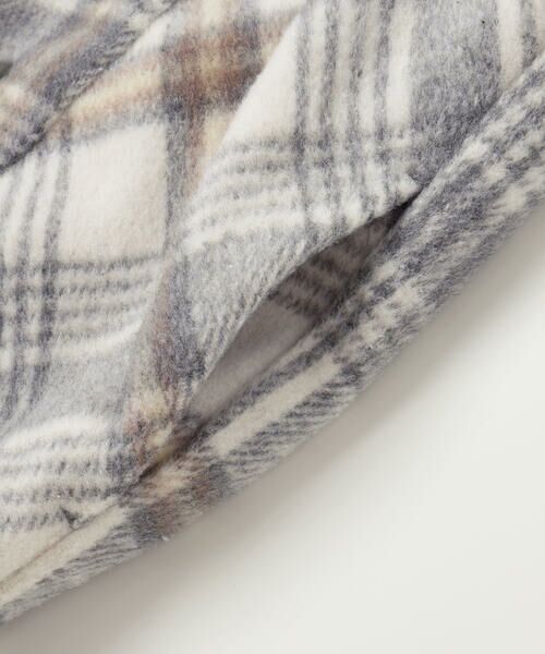 SLAP SLIP / スラップ スリップ ミニ・ひざ丈スカート | 【お揃い】ファー切替チェック台形スカート(90~130cm) | 詳細12