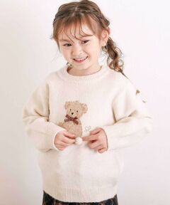 SLAP SLIP / スラップ スリップ ニット・セーター | ウマクマネコアニマルモチーフニットトップス(80~130cm)