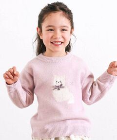 SLAP SLIP / スラップ スリップ ニット・セーター | ウマクマネコアニマルモチーフニットトップス(80~130cm)