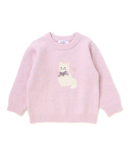 SLAP SLIP / スラップ スリップ ニット・セーター | ウマクマネコアニマルモチーフニットトップス(80~130cm) | 詳細16