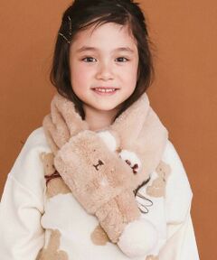 SLAP SLIP / スラップ スリップ マフラー・ショール・スヌード・ストール | ネコウサギクマアニマルモチーフふわふわファーマフラー