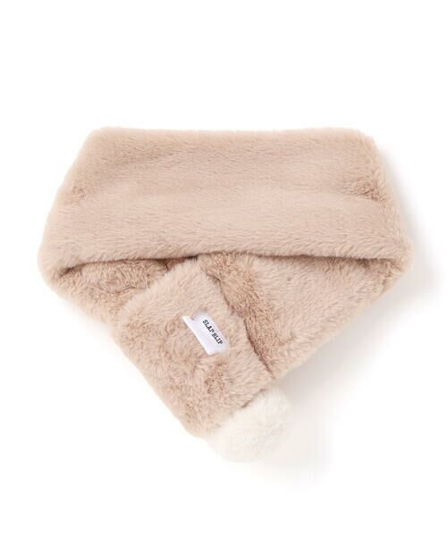 SLAP SLIP / スラップ スリップ マフラー・ショール・スヌード・ストール | ネコウサギクマアニマルモチーフふわふわファーマフラー | 詳細10