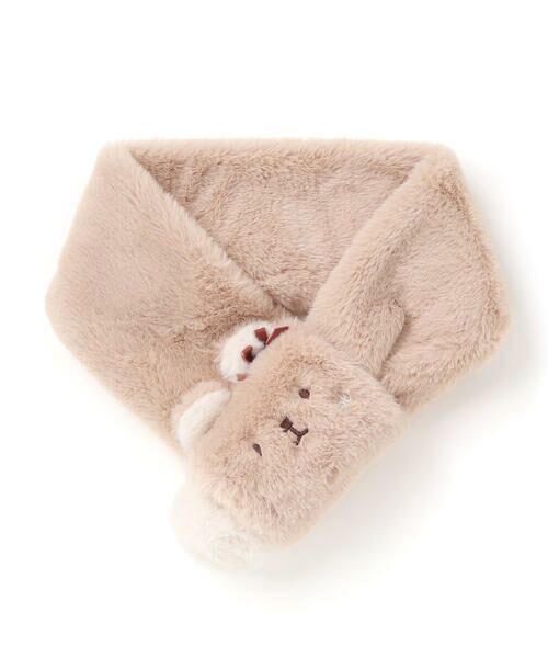 SLAP SLIP / スラップ スリップ マフラー・ショール・スヌード・ストール | ネコウサギクマアニマルモチーフふわふわファーマフラー | 詳細9