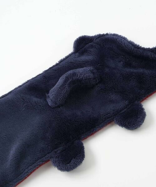 SLAP SLIP / スラップ スリップ マフラー・ショール・スヌード・ストール | 消防車恐竜わくわくモチーフ裏ボアニットマフラー | 詳細8