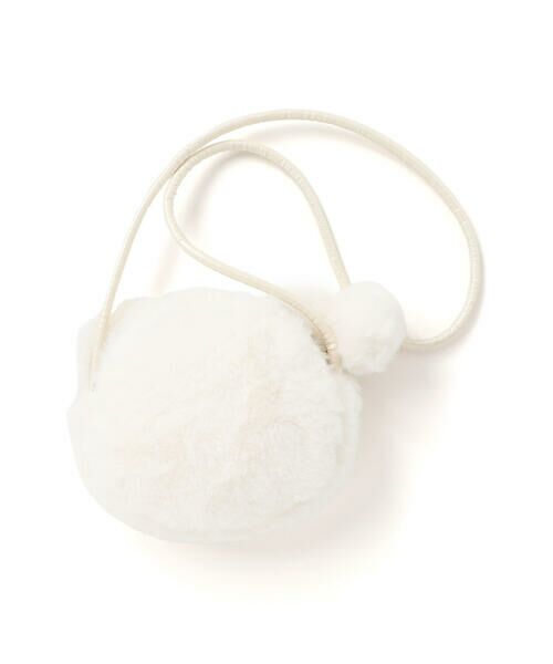 SLAP SLIP / スラップ スリップ ショルダーバッグ | クマネコウサギアニマルしっぽ風チャーム付きポシェット | 詳細2