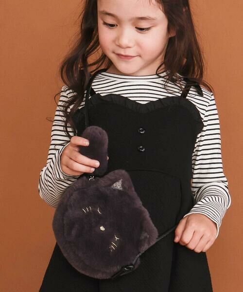 SLAP SLIP / スラップ スリップ ショルダーバッグ | クマネコウサギアニマルしっぽ風チャーム付きポシェット | 詳細5