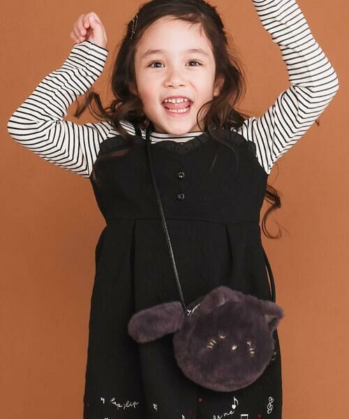 SLAP SLIP / スラップ スリップ ショルダーバッグ | クマネコウサギアニマルしっぽ風チャーム付きポシェット | 詳細10