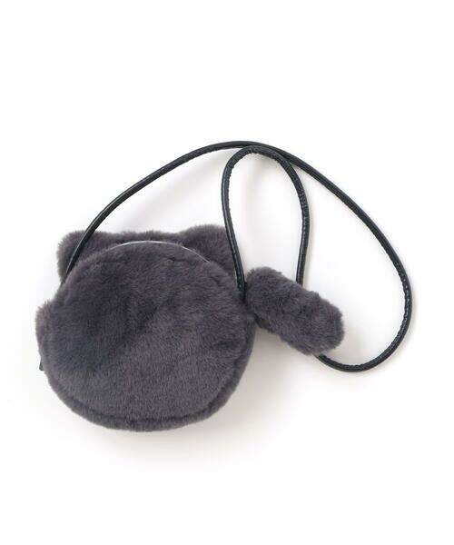 SLAP SLIP / スラップ スリップ ショルダーバッグ | クマネコウサギアニマルしっぽ風チャーム付きポシェット | 詳細7