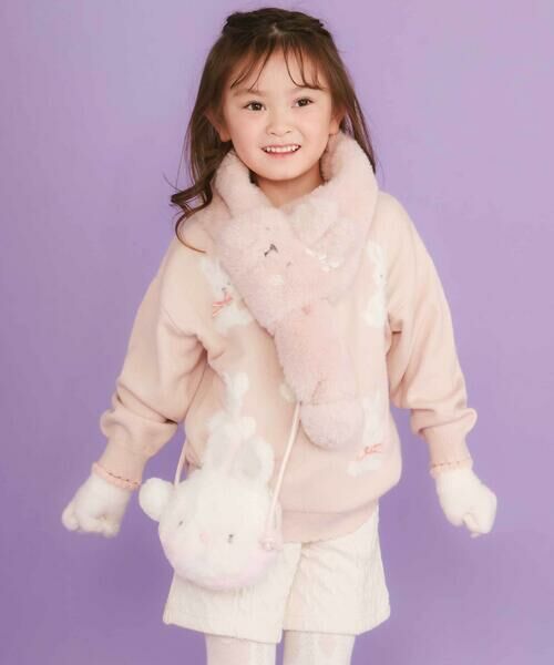 SLAP SLIP / スラップ スリップ ショルダーバッグ | クマネコウサギアニマルしっぽ風チャーム付きポシェット | 詳細11