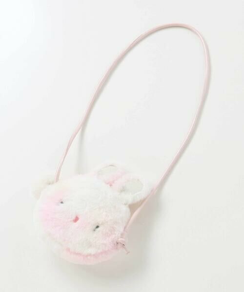 SLAP SLIP / スラップ スリップ ショルダーバッグ | クマネコウサギアニマルしっぽ風チャーム付きポシェット | 詳細15