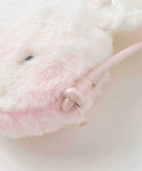 SLAP SLIP / スラップ スリップ ショルダーバッグ | クマネコウサギアニマルしっぽ風チャーム付きポシェット | 詳細19