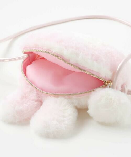 SLAP SLIP / スラップ スリップ ショルダーバッグ | クマネコウサギアニマルしっぽ風チャーム付きポシェット | 詳細21