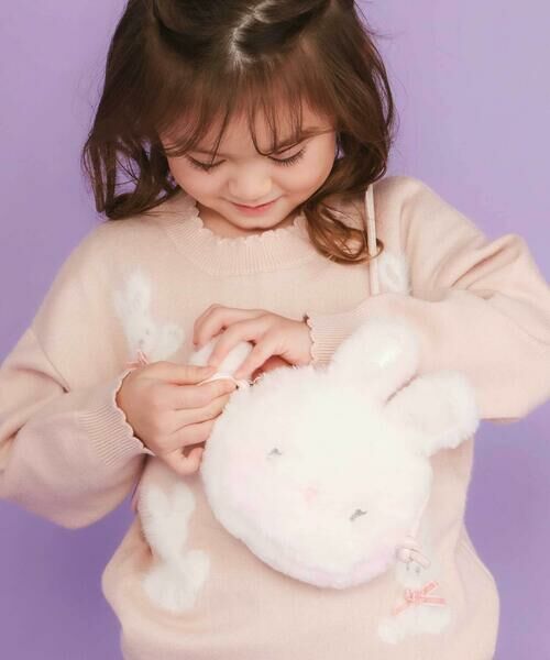 SLAP SLIP / スラップ スリップ ショルダーバッグ | クマネコウサギアニマルしっぽ風チャーム付きポシェット | 詳細23