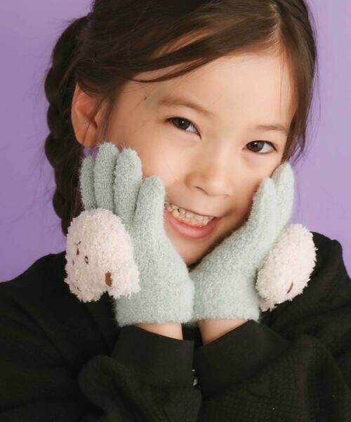 SLAP SLIP / スラップ スリップ 手袋 | クマさんフェイス付きもこもこ手袋 | 詳細1