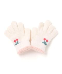 SLAP SLIP / スラップ スリップ 手袋 | チェリーモチーフガーリー5本指手袋