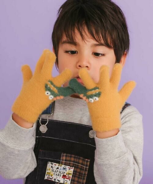 SLAP SLIP / スラップ スリップ 手袋 | 恐竜ギョロギョロ5本指手袋 | 詳細4