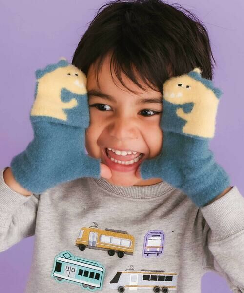 SLAP SLIP / スラップ スリップ 手袋 | ミトン指なし2WAY恐竜ガオー手袋 | 詳細8