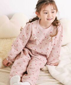 SLAP SLIP / スラップ スリップ ルームウェア | 【スララク/腹巻き一体型】みんな快眠！長袖みんみんキルティングパジャマ 上下セット(80~130cm)