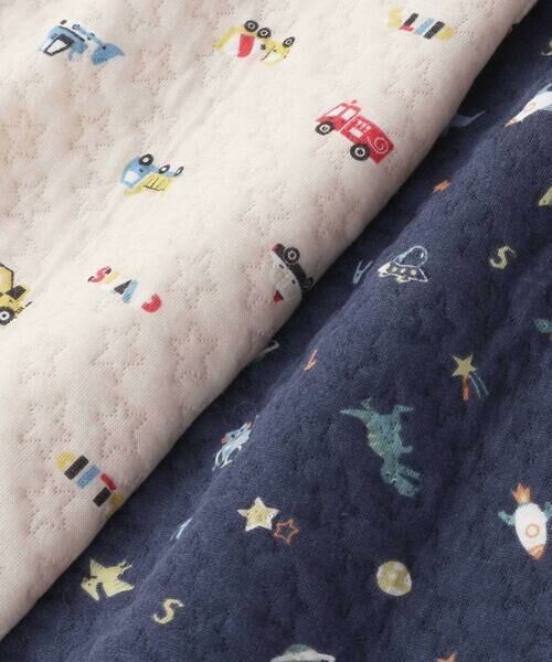 SLAP SLIP / スラップ スリップ ルームウェア | 【スララク/腹巻き一体型】みんな快眠！長袖みんみんキルティングパジャマ 上下セット(80~130cm) | 詳細13