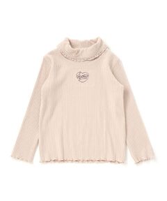 SLAP SLIP / スラップ スリップ Tシャツ | レースハイネックハート刺しゅうトップス(80~130cm)