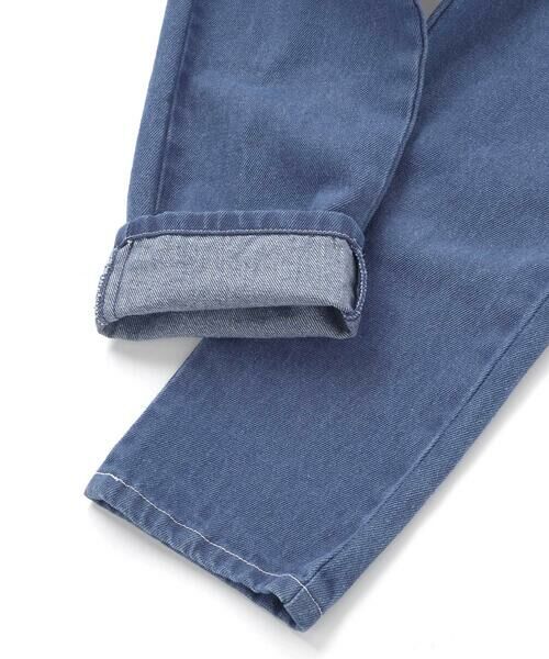 SLAP SLIP / スラップ スリップ サロペット・オールインワン | デニムツイルコーデュロイチェック切り替えサロペット(80~120cm) | 詳細11