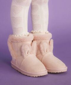 SLAP SLIP / スラップ スリップ ブーツ（ショート丈） | ウサギクマアニマル耳付きムートンブーツ(15~18cm)