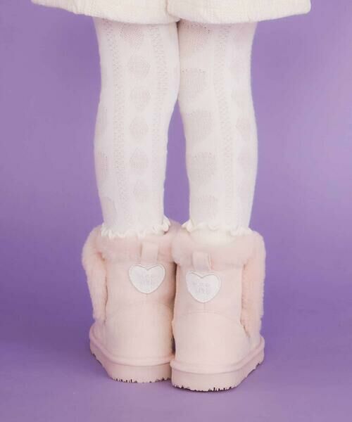 SLAP SLIP / スラップ スリップ ブーツ（ショート丈） | ウサギクマアニマル耳付きムートンブーツ(15~18cm) | 詳細1