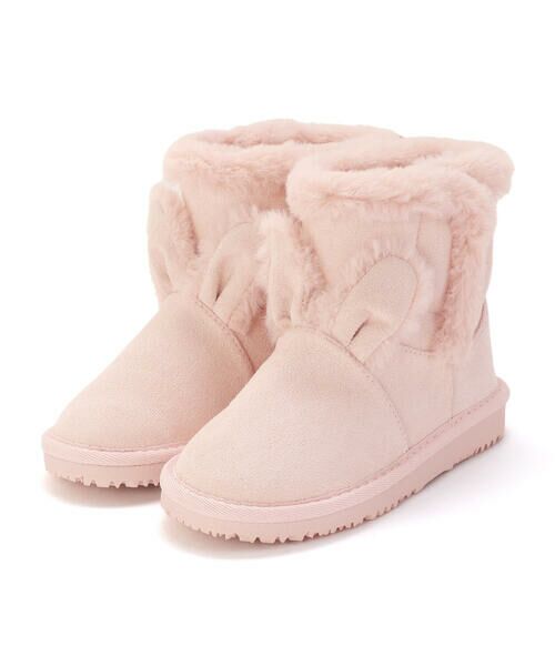 SLAP SLIP / スラップ スリップ ブーツ（ショート丈） | ウサギクマアニマル耳付きムートンブーツ(15~18cm) | 詳細2