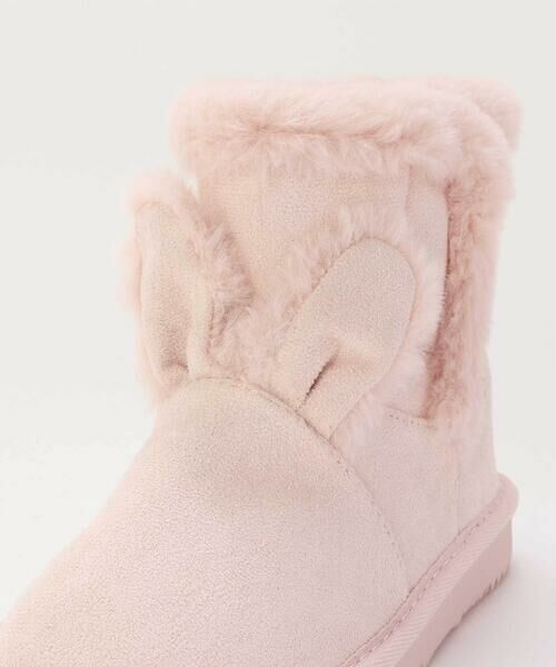 SLAP SLIP / スラップ スリップ ブーツ（ショート丈） | ウサギクマアニマル耳付きムートンブーツ(15~18cm) | 詳細6