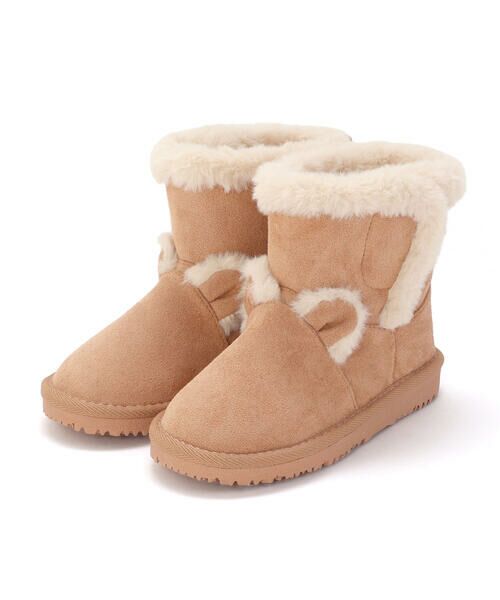 SLAP SLIP / スラップ スリップ ブーツ（ショート丈） | ウサギクマアニマル耳付きムートンブーツ(15~18cm) | 詳細12