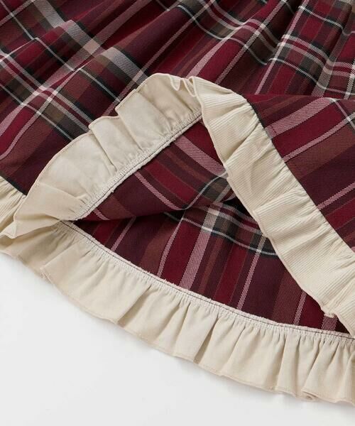 SLAP SLIP / スラップ スリップ ミニ丈・ひざ丈ワンピース | 【お揃い】キラキラ刺しゅうボアドッキングワンピース(80~130cm) | 詳細15