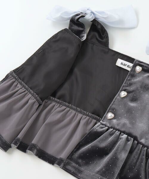 SLAP SLIP / スラップ スリップ その他トップス | きらめくラメドットベロアビスチェセットアップ(90~130cm) | 詳細17