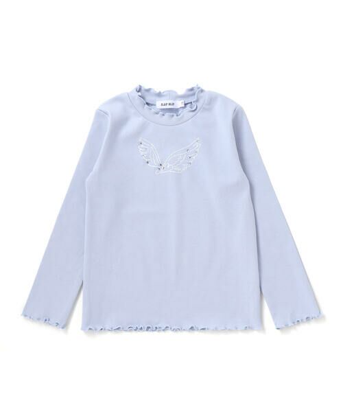 SLAP SLIP / スラップ スリップ その他トップス | キラキラモチーフ長袖Tシャツ+ファーキャミワンピセット(90~130cm) | 詳細5