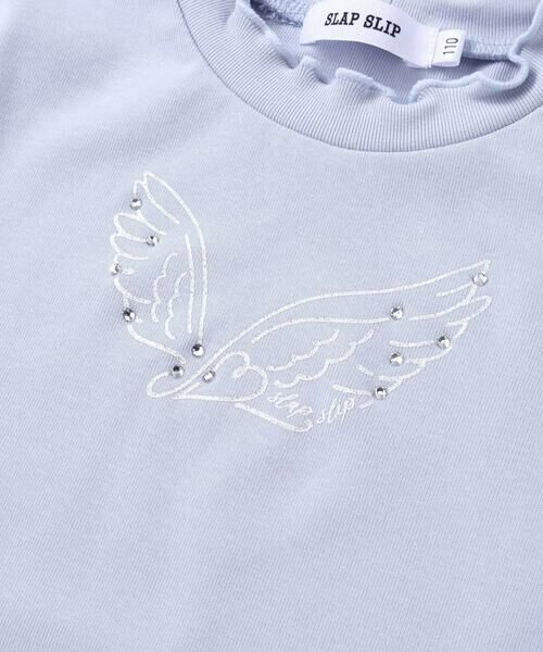 SLAP SLIP / スラップ スリップ その他トップス | キラキラモチーフ長袖Tシャツ+ファーキャミワンピセット(90~130cm) | 詳細8