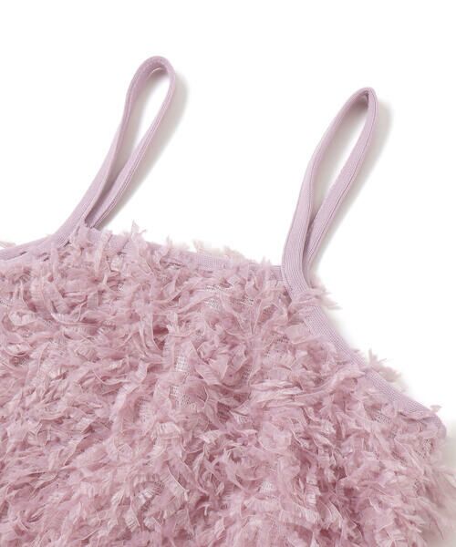 SLAP SLIP / スラップ スリップ その他トップス | キラキラモチーフ長袖Tシャツ+ファーキャミワンピセット(90~130cm) | 詳細13