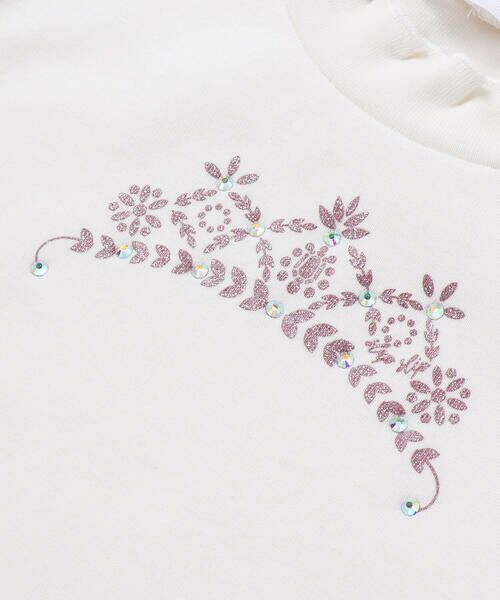 SLAP SLIP / スラップ スリップ その他トップス | キラキラモチーフ長袖Tシャツ+ファーキャミワンピセット(90~130cm) | 詳細19